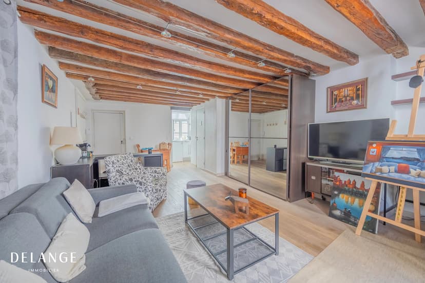 Mouffetard – Studio 30 m² – Traversant, lumineux et meublé