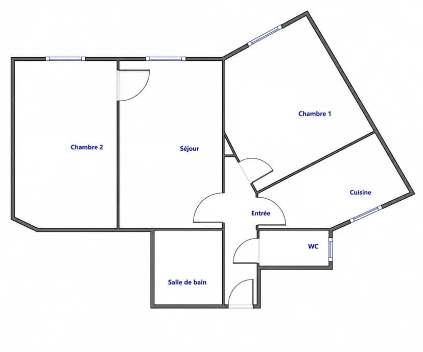 Saint-Victor - Appartement 3 pièces de 54 m²