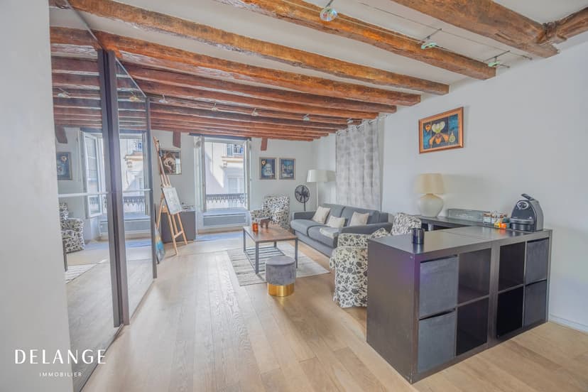 Mouffetard – Studio 30 m² – Traversant, lumineux et meublé